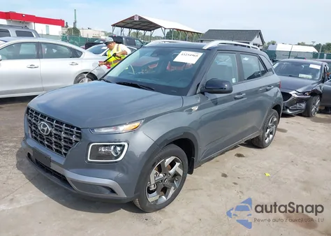 2025 Hyundai Venue Limited из США, поврежденный, VIN KMHRC8A34SU361406